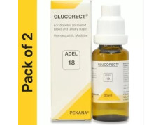 ADEL No. 18 (GLUCORECT) Diabetes Management Drops Pack of 2