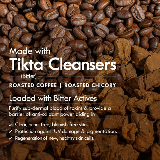 Nat Habit Roasted Chicory Gel Face Wash for Men with Activated Charcoal For Skin Detox, Acne & Pimples - Paraben and Sulphate Free Face Cleanser (100 g) Nat Habit Roasted Chicory Gel Face Wash for Men with Activated Charcoal For Skin Detox, Acne & Pimples - Paraben and Sulphate Free Face Cleanser (100 g)