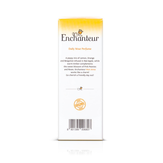Enchanteur Mon Amie Liquid Lemon Perfume For Women, 50Ml