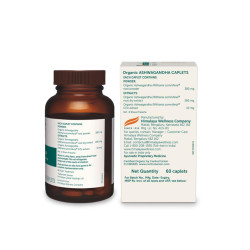 Himalaya Organic Ashwagandha 670mg |Helps Releases Stress | Rejuvenates Mind and Body | General Wellness | Pack of 60
