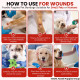 Foodie Puppies 2-Inch Self-Adhesive Kinesiology Pet Bandages - (2 Rolls, Small, 1.8M Each) | Waterproof, Elastic, Breathable Wrap for Dogs, Cats, and Humans | Wound Care, First Aid, Injury Recovery