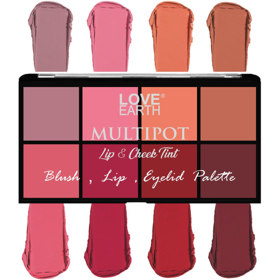 Love Earth Blush, Lips, Eyelid Palette With Richness Of Jojoba Oil And Vitamin E For Blush, Lips, Eyelids (16gm) Love Earth Blush, Lips, Eyelid Palette With Richness Of Jojoba Oil And Vitamin E For Blush, Lips, Eyelids (16gm)