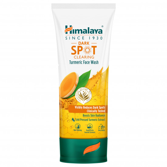 Himalaya Dark Spot Clearing Turmeric Face Wash | Reduce dark spots in 7 days | Organically sourced & Cold-pressed turmeric | 50ml