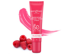 Dot & Key Ceramide & Peptide Barrier Repair Lip Balm SPF 50, PA+++ |Warm Nude | UVA/UVB Lip Protection | Soft Tinted Lip Moisturizer | Boosts Collagen & Instantly Plumps Lip | Lip Balm for Women | 10gm