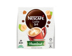 Nes'cafe Latte 3 in 1 | Hazelnut Coffee | Premix Coffee | 20 sticks - 480g