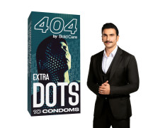 Bold Care 404 Extra Dotted Condom For Men (Pack of 1 (10 Units))