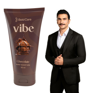 Bold Care Vibe Chocolate Water Based Lube [50 ml] with Aloe vera and green  tea |