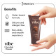 Bold Care Vibe Chocolate Water Based Lube [50 ml] with Aloe vera and green tea | Lubricant Gel wih Glyverine | Non sticky, Skin Friendly, Silicone and Paraben Free | No Side Effects