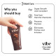 Bold Care Vibe Chocolate Water Based Lube [50 ml] with Aloe vera and green tea | Lubricant Gel wih Glyverine | Non sticky, Skin Friendly, Silicone and Paraben Free | No Side Effects