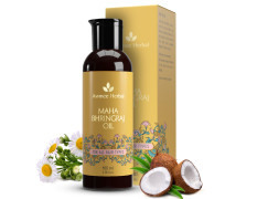 Avimee Herbal Keshpallav Mahabhringraj Oil for Hair Growth | Prevents Hairfall and Makes Hair Stronger | With Shweta, Peet and Neel Bhringraj | Mineral Oil Free | 100 ml