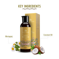 Avimee Herbal Keshpallav Mahabhringraj Oil for Hair Growth | Prevents Hairfall and Makes Hair Stronger | With Shweta, Peet and Neel Bhringraj | Mineral Oil Free | 100 ml