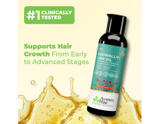 Avimee Herbal Keshpallav Hair Oil for Hair Growth | For Both Men & Women | Helps to reduce Hair Fall | With Rosemary, Castor, Amla, Coconut and Bhringraj Oil | Mineral Oil Free (Pack of 2)