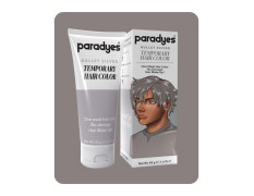 Paradyes Bullet Silver Temporary Hair Color, 45 gms | Lasts one wash | Delightful Fragrance | Suitable for Application on Black Hair | No Bleach Hair Makeup