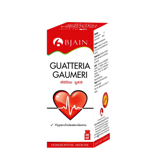 Bjain Guatteria Gaumeri Drops 30ml for Hypercholesterolemia | Homeopathic Medicine