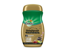 Zandu Shilajitprash | Dual Goodness of Chyawanprash & Shilajit/Shilajeet | Strength, Stamina & 2X immunity* | 450g I 24K Gold Bhasma & 47 Potent Herbs I No added sugar I 100% ayurdevic