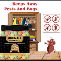 MiniMall Super Market Pure Quality Colourful Napthalene Balls Jar/Phynile goli/Moth Balls Jar (500 gm) MiniMall Super Market Pure Quality Colourful Napthalene Balls Jar/Phynile goli/Moth Balls Jar (500 gm)