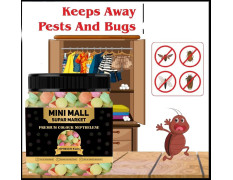 MiniMall Super Market Pure Quality Colourful Napthalene Balls Jar/Phynile goli/Moth Balls Jar (500 gm)