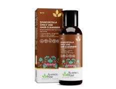 Avimee Herbal Shakuntala Daily Use Hair Cleanser | For Silky Hair | With Aloe, Apple Cider, Rice & Keratin Protein | Sulphate & Paraben Free Shampoo For Men & Women | 50 ml