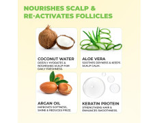 Avimee Herbal Shakuntala Daily Use Hair Cleanser | For Silky Hair | With Aloe, Apple Cider, Rice & Keratin Protein | Sulphate & Paraben Free Shampoo For Men & Women | 50 ml