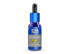Blue Nectar Under Eye Serum with Plant Based Niacinamide from Potato Starch Papaya Dark Circles Serum with Advance Skin Firming Brightening Form (17 Herbs, 30ml)