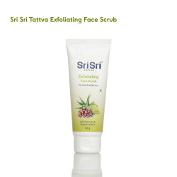 Sri Sri Tattva Exfoliating Face Scrub, 60g (Pack of 3)