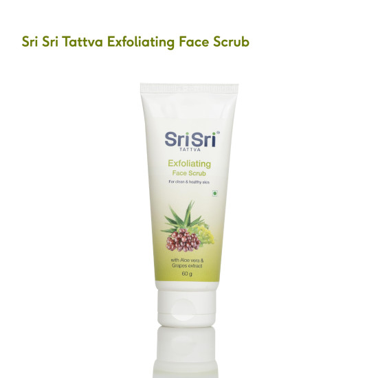 Sri Sri Tattva Exfoliating Face Scrub, 60g (Pack of 3) Sri Sri Tattva Exfoliating Face Scrub, 60g (Pack of 3)