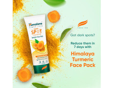 Himalaya Dark Spot Clearing Turmeric Face Pack | Organically sourced Turmeric | Reduce dark spots in 7 days | Gives Radiant Skin | 50g