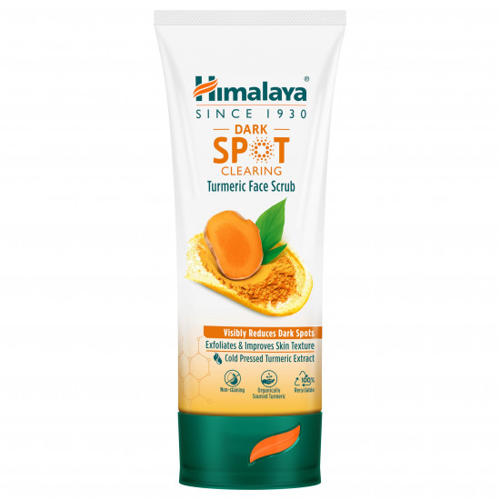 Himalaya Dark Spot Clearing Turmeric Face Scrub | Organically sourced Turmeric | Reduce dark spots in 7 days | Gives Radiant Skin | 50g