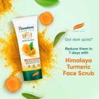 Himalaya Dark Spot Clearing Turmeric Face Scrub | Organically sourced Turmeric | Reduce dark spots in 7 days | Gives Radiant Skin | 50g