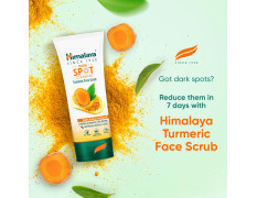 Himalaya Dark Spot Clearing Turmeric Face Scrub | Organically sourced Turmeric | Reduce dark spots in 7 days | Gives Radiant Skin | 50g