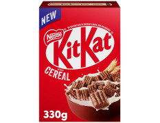 Kitkat Chocolate Breakfast Cereal The Delicious Taste Of Chocolate & Wafer With Milk Chocolate Coating Crunchy Wholegrain & Full Cocoa Explosion Pack 330g