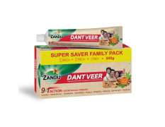Zandu Dantveer, 500g, Fights 9 Dental Problems, with Irimedadi oil, Advanced Ayurvedic Toothpaste, Scientifically proven formula