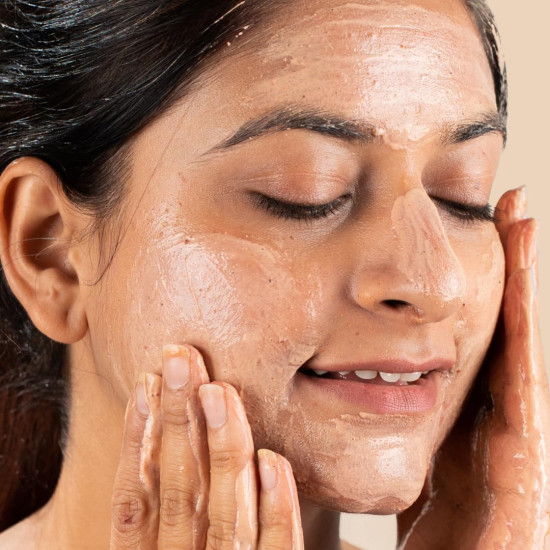 Nat Habit Masoor Dal Face Wash, Fresh Daily Tikta For Men & Women, Skin Brightening, With Masoor & Moth Dal, Suitable For All Skin Types, Chemical & Sulphate Free - 100g