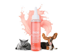 Moe Puppy Ear Care+ | Ear Cleaning Solution for Dogs and Cats | Prevents Infections, Soothes Itching, Removes Wax, Eliminates Ear Odour | Non-Irritating Dog Ear Cleanser | 100ml