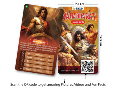 Kaizen MicroLessons Mahabharat Trump Cards for All Ages. Learn Indian Culture and Heritage While Playing
