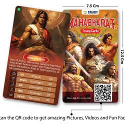 Kaizen MicroLessons Mahabharat Trump Cards for All Ages. Learn Indian Culture and Heritage While Playing