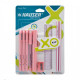 Flair Hauser XO Writing Stationery Kit | A Complete Writing Kit | Gift Set for Kids Students & Office | Combination Set of 10 - Color May Vary