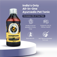 FUR BALL STORY Supertonic Multivitamin Syrup for Dogs & Cats | Pet Immunity & Energy Booster Supplement | Supports Liver, Kidney & Overall Health | with Moringa, Ashwagandha & 10+ Superfoods 200ml