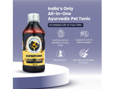 FUR BALL STORY Supertonic Multivitamin Syrup for Dogs & Cats | Pet Immunity & Energy Booster Supplement | Supports Liver, Kidney & Overall Health | with Moringa, Ashwagandha & 10+ Superfoods 200ml