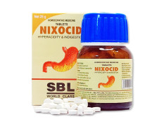 Nixocid tablets sbl homeopathy || pack of 2 (25gx2)