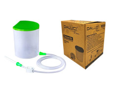 DALUCI PVC Enema Kit for Home use with Instruction | Enima home kit for Adults Reusable & washable anema kit For Mens and Women – (1500 ML)