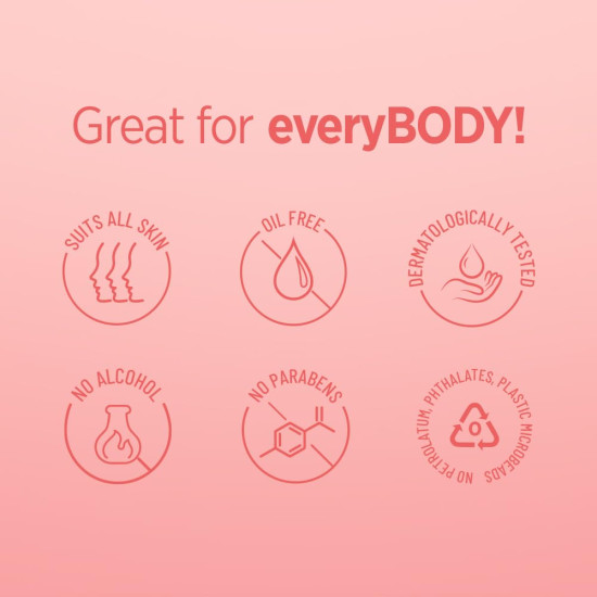 Joy Super Soft Skin Cream for 24 Hr Moisturization - Berries (300ml) - Lightweight & Oil Free Moisturizer For Instant Hydration | Non Sticky & Non Greasy Cream for Hands, Face & Body