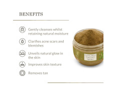 Forest Essentials Narangi & Nagkesar Facial Ubtan | Ayurvedic Face Pack for Tan Removal | Anti Tan Face Mask With Orange Peel & Sweet Almond | Reduces Acne Scars