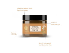 Forest Essentials Nourishing Facial Scrub Black Sesame & Jaggery | Ayurvedic Gentle Exfoliator | Daily Exfoliating Face Scrub for Normal, Dry Skin | Moisturising & Clarifying Face Scrub