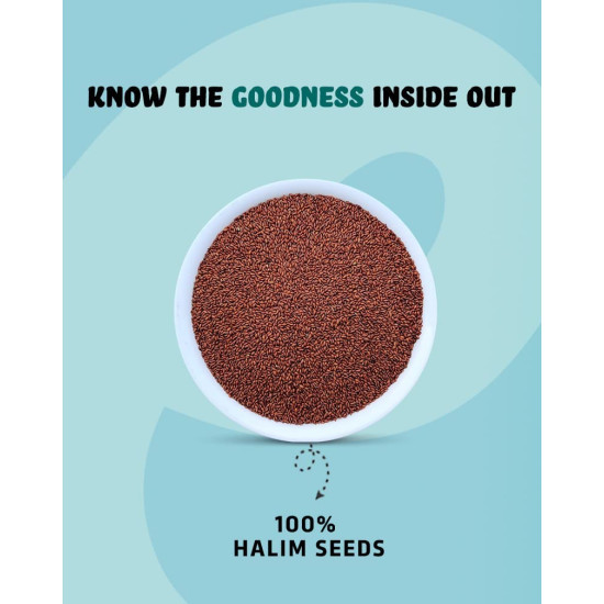 True Elements Halim Seeds 1kg (500gm*Pack of 2) | Aliv Seeds (Asaliya) for Hair Growth
