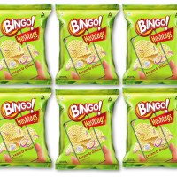 Bingo Hashtags Cream & Onion Potato Chips 22.5g Pack of 6 - Unique Flavor