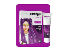 Paradyes Comrii Purple Semi-Permanent Hair Color Kit: Ammonia-Free, Lasts 8+ Washes, Ideal for Dark Hair, Enriched with Nourishing Conditioner Crème