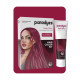 Paradyes Ruby Wine Semi-Permanent Hair Color Kit: Ammonia-Free, Lasts 8+ Washes, Ideal for Dark Hair, Enriched with Nourishing Conditioner Crème