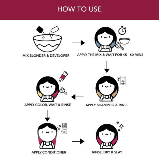 Paradyes Ruby Wine Semi-Permanent Hair Color Kit: Ammonia-Free, Lasts 8+ Washes, Ideal for Dark Hair, Enriched with Nourishing Conditioner Crème