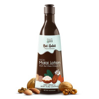 Nat Habit Fresh Whipped Body Lotion, Fresh Malai Lotion Multi-Nut Shea Omega 3, For Deep Skin Repair, Hydration, Body Acne Control & 48 Hours Moisture, 250 ml (Pack of 1)